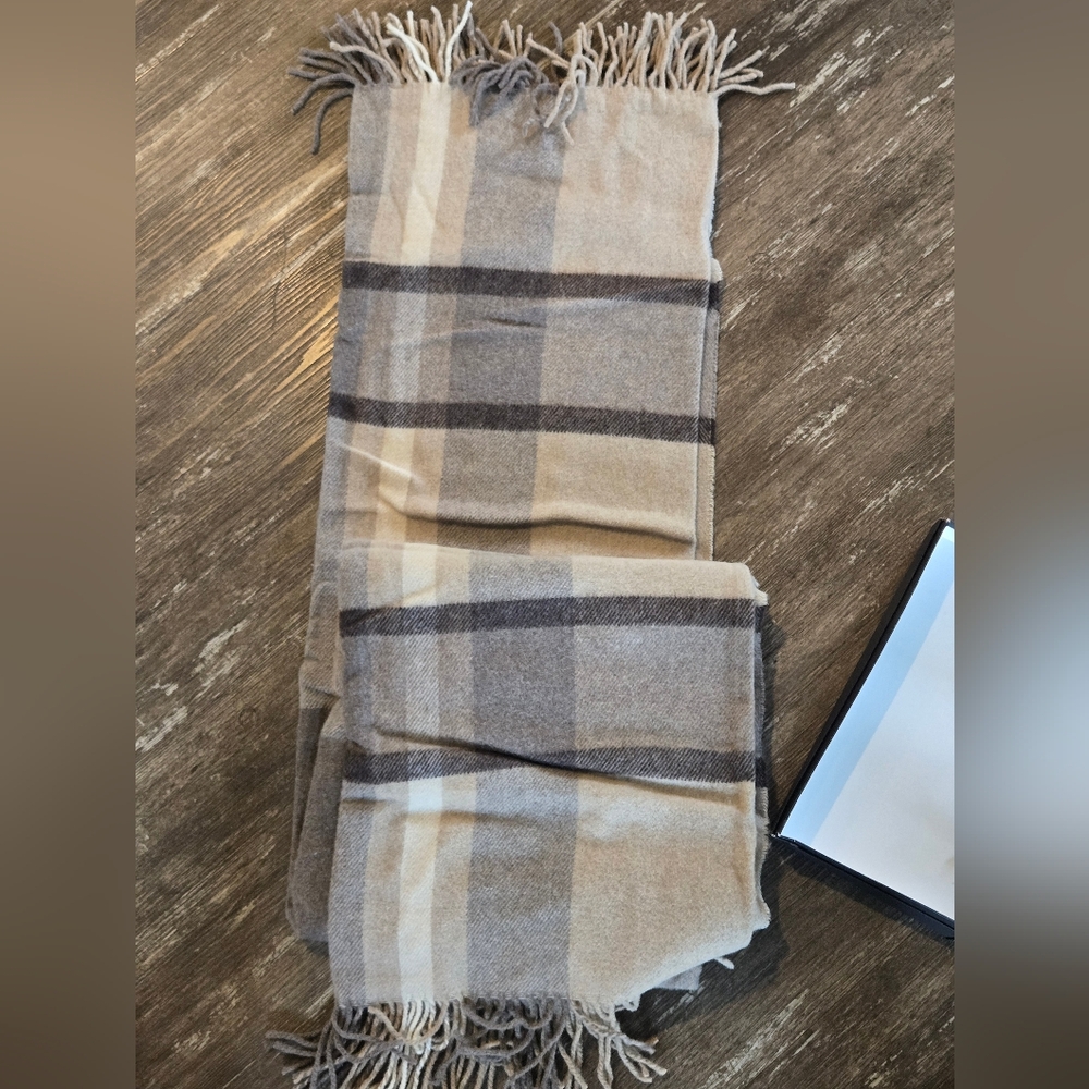 Nido Notte Italia Cashmere Blend Throw 51”x67” NWOT